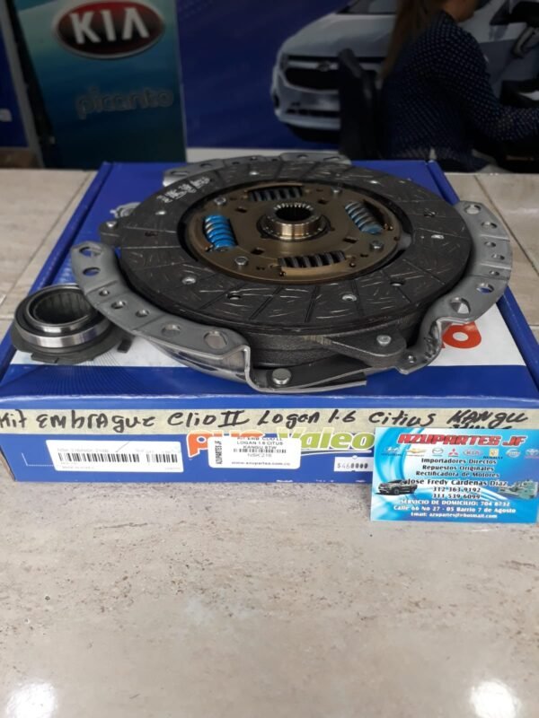 Kit de Embrague para Renault Clio II, Logan 1.6 y Citrus