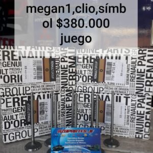 Válvulas para Megane 1, Clio y Symbol
