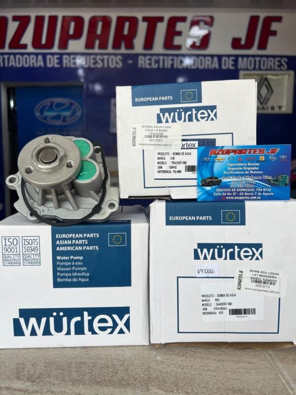 Bomba de Agua Chevrolet Tracker, Sonic y Cruze 1.8